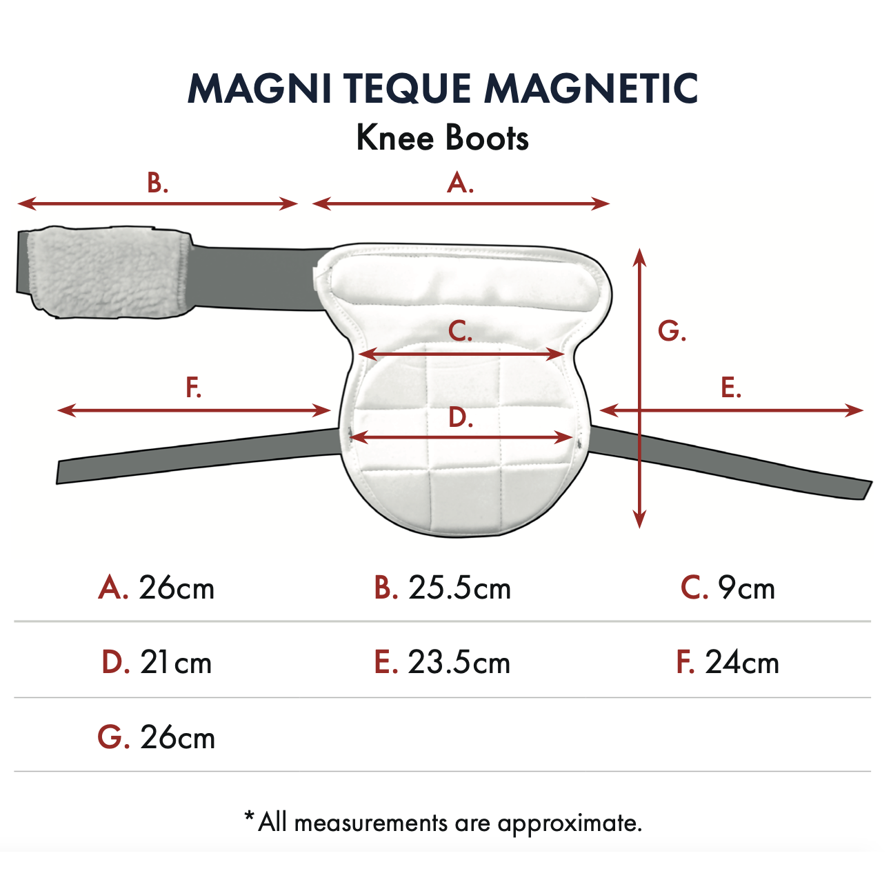 Magni-Teque Magnetic Horse Knee Boots