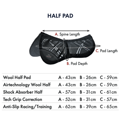 Shock Absorber Half Pad