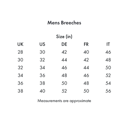 Barusso Men's Gel Knee Breeches