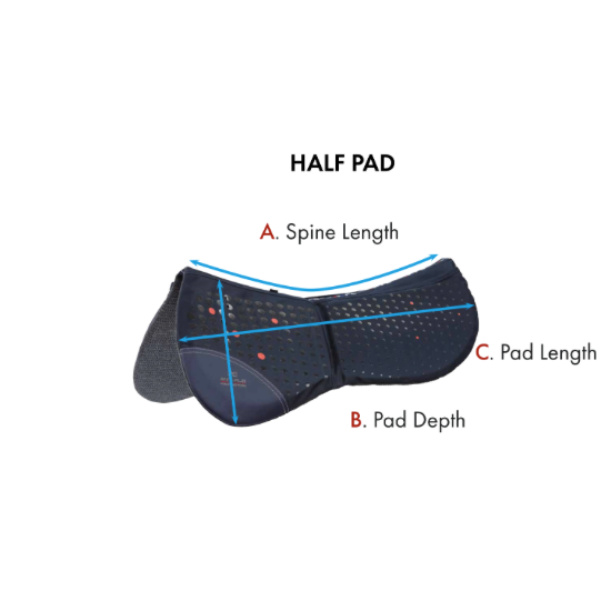 Tech Grip Pro Anti-Slip Correctional Saddle Pad