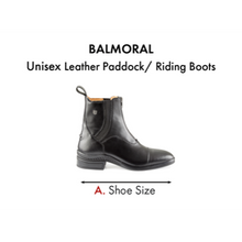 Load image into Gallery viewer, Balmoral Leather Paddock/Riding Boots