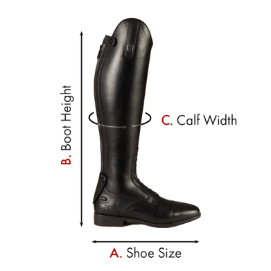 Anima Ladies Synthetic Field Tall Riding Boot