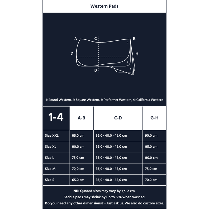 Design your own E.A Mattes Western Performer Pad