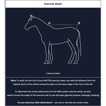 Load image into Gallery viewer, Design your own E.A Mattes Exercise Rug with rider cut out