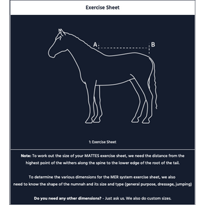 Design your own E.A Mattes Exercise Rug with rider cut out