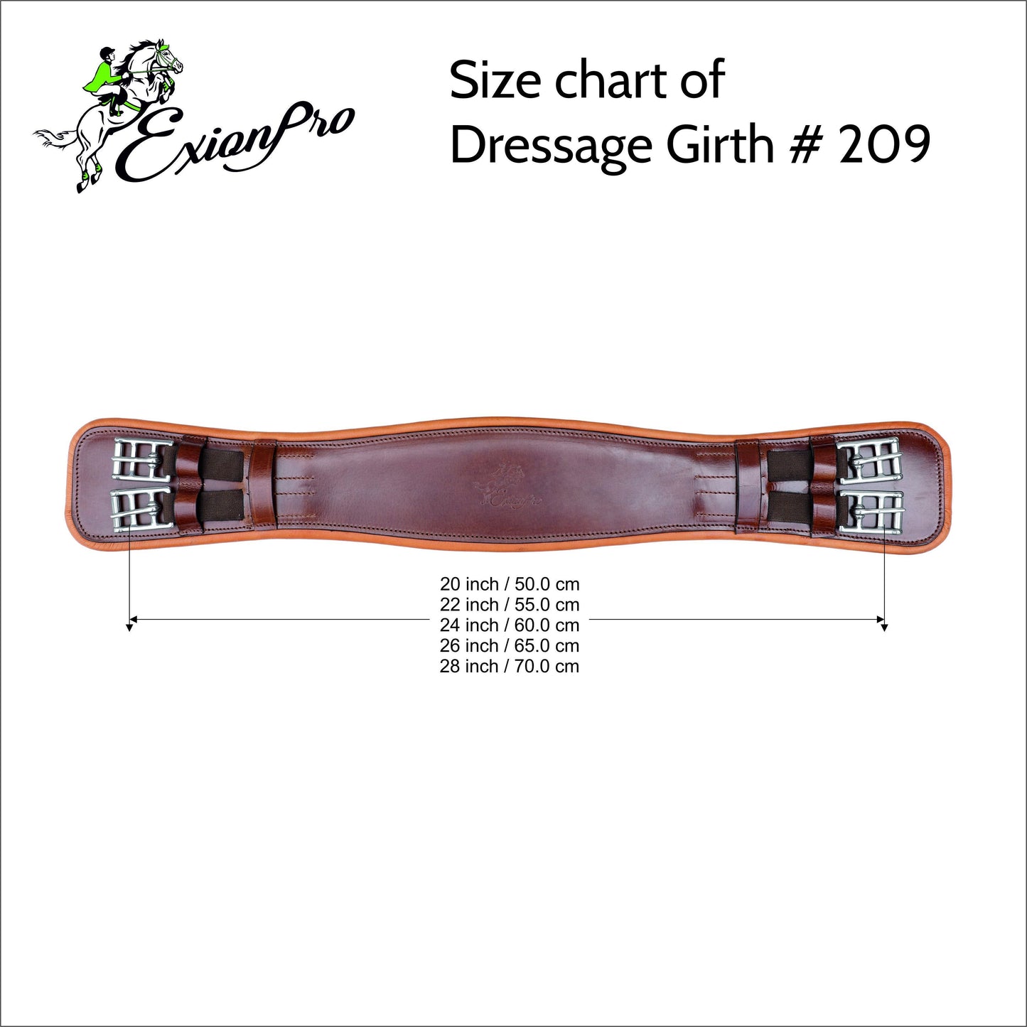 Padded Leather Dressage Girth