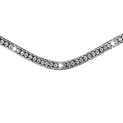 Amie Rolled Italian Leather Bridle (Hanoverian) (No reins)