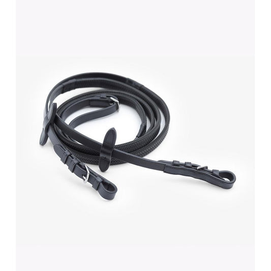 Stefano Rubber Reins - Full Size (54")
