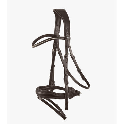 Stellazio Anatomic Snaffle Bridle with Flash (No reins)