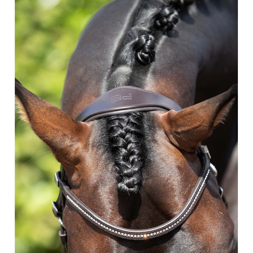 Stellazio Anatomic Snaffle Bridle with Flash (No reins)