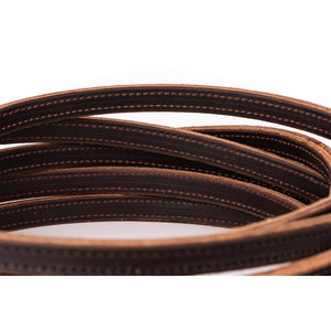 8' Slot End Double Stitched Western Reins