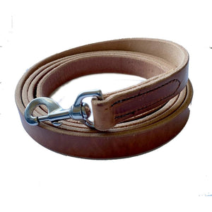 Ranch Leather Lead with stainless steel snap