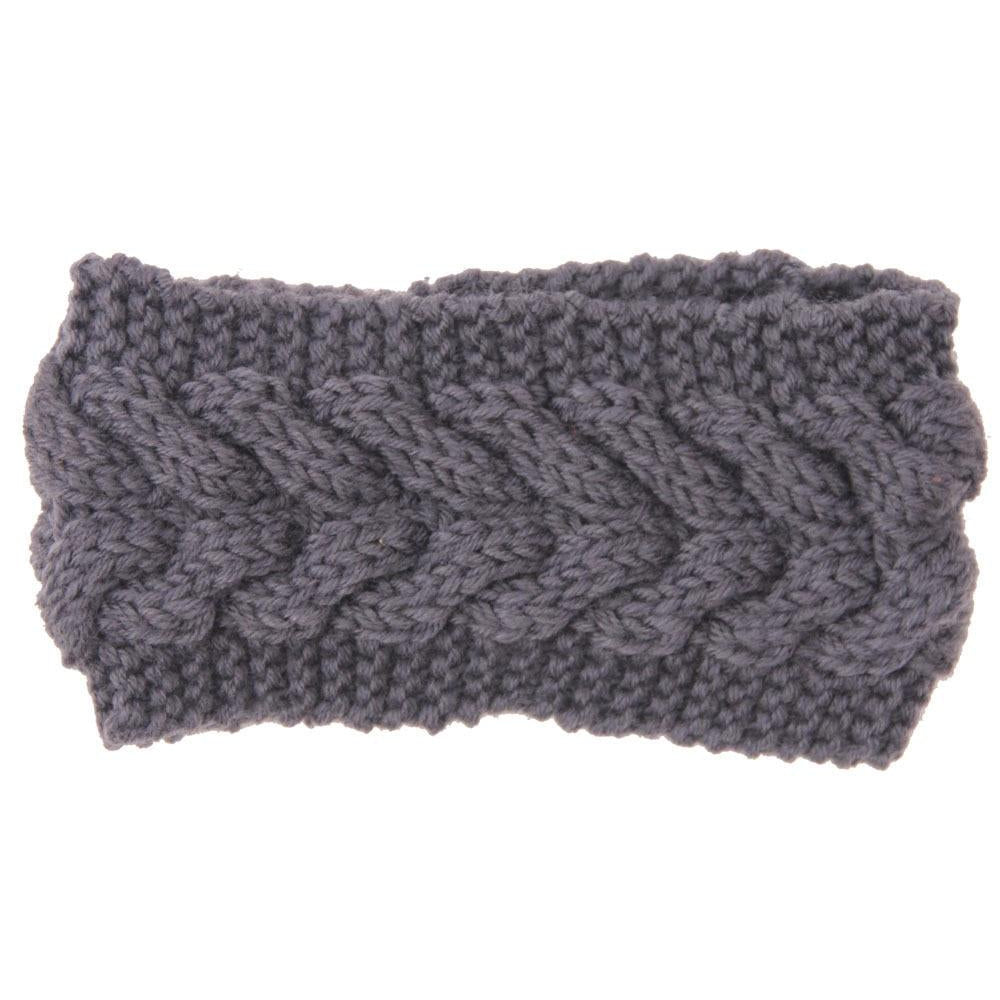 Women's knitted headband ear warmer-Over-Trot-Tacklet