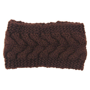 Women's knitted headband ear warmer-Over-Trot-Tacklet