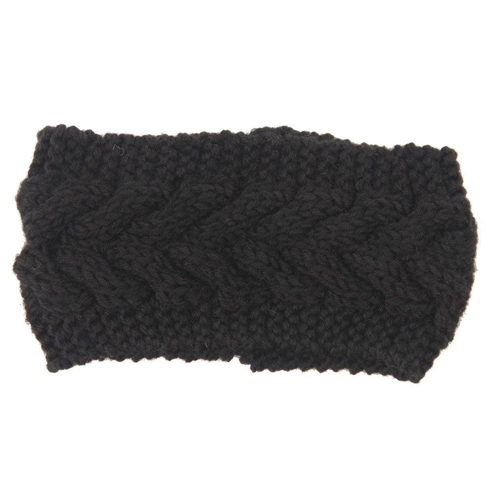 Women's knitted headband ear warmer-Over-Trot-Tacklet