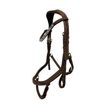 Load image into Gallery viewer, Amber Anatomic Leather Bridle (Euro Version)