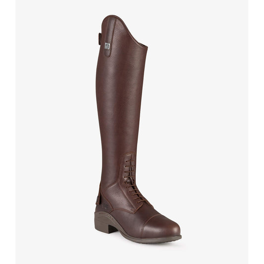 Vallardi Ladies Leather Field Tall Riding Boot - Brown/UK 5/Regular