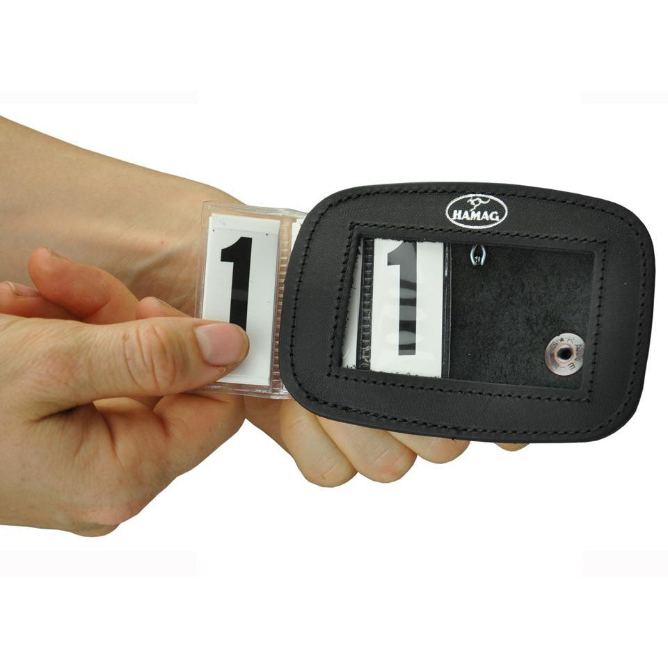 Spare Interchangeable Number Insert for Leather Number Holders (Pair)