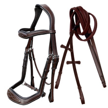 Load image into Gallery viewer, Fancy Stitch Anatomic Padded Bridle