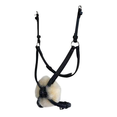 Grackle Noseband with Sheepskin