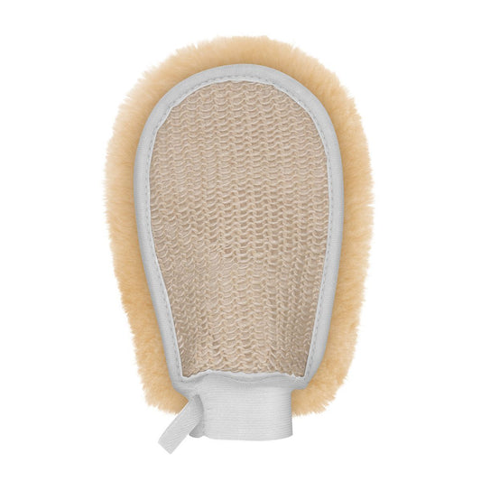 Custom Order - Grooming Mitt Lambskin + Sisal