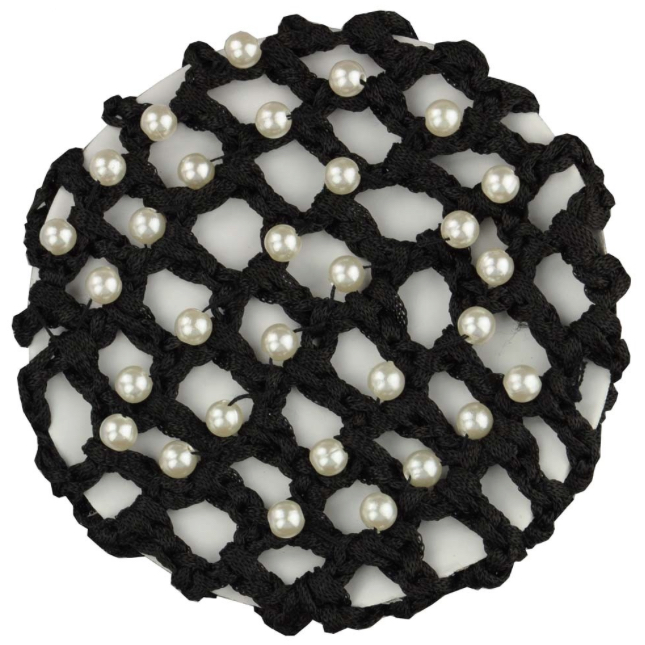 Pearl Encrusted Hair Net-Hamag-Tacklet
