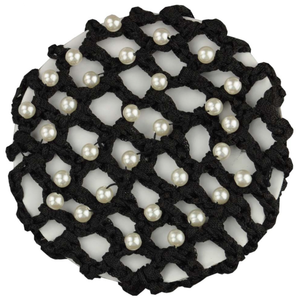 Pearl Encrusted Hair Net-Hamag-Tacklet